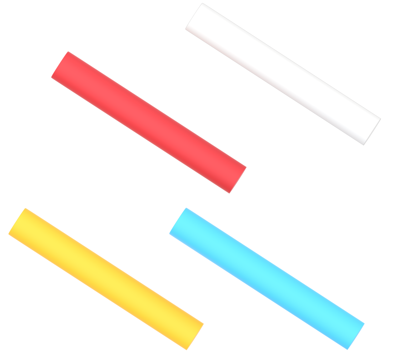 リレーのバトンのイラスト