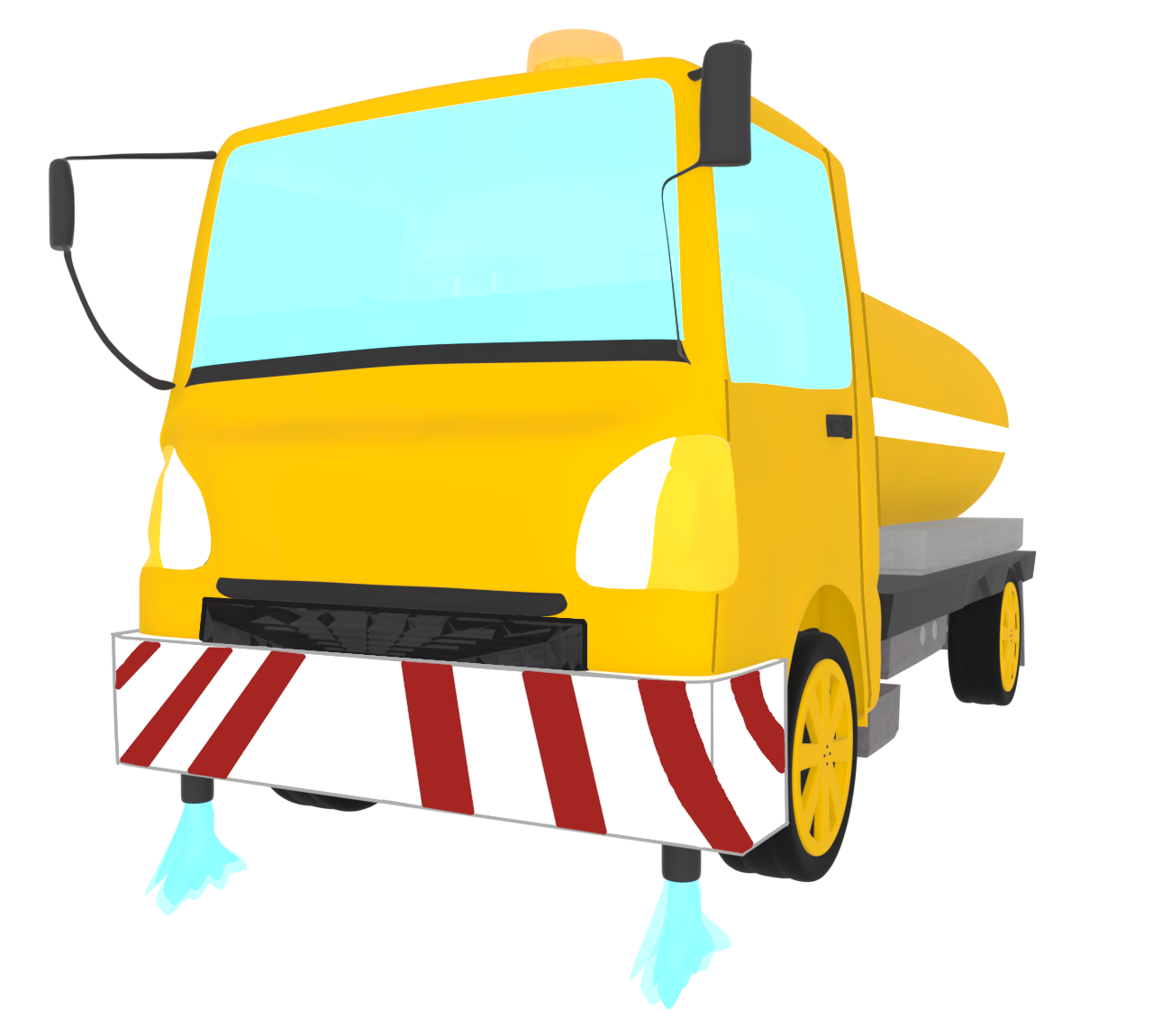 road cleaning water sprinkler truck img