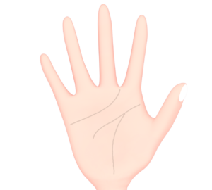 じゃんけん パーのイラスト