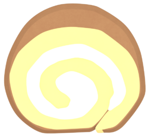 ロールケーキのイラスト