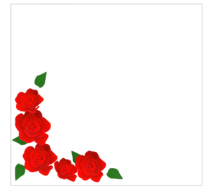 薔薇のフレーム