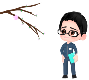 桜守の調査員のイラスト