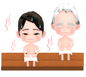 サウナのイラスト