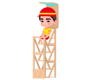 海の監視員のイラスト