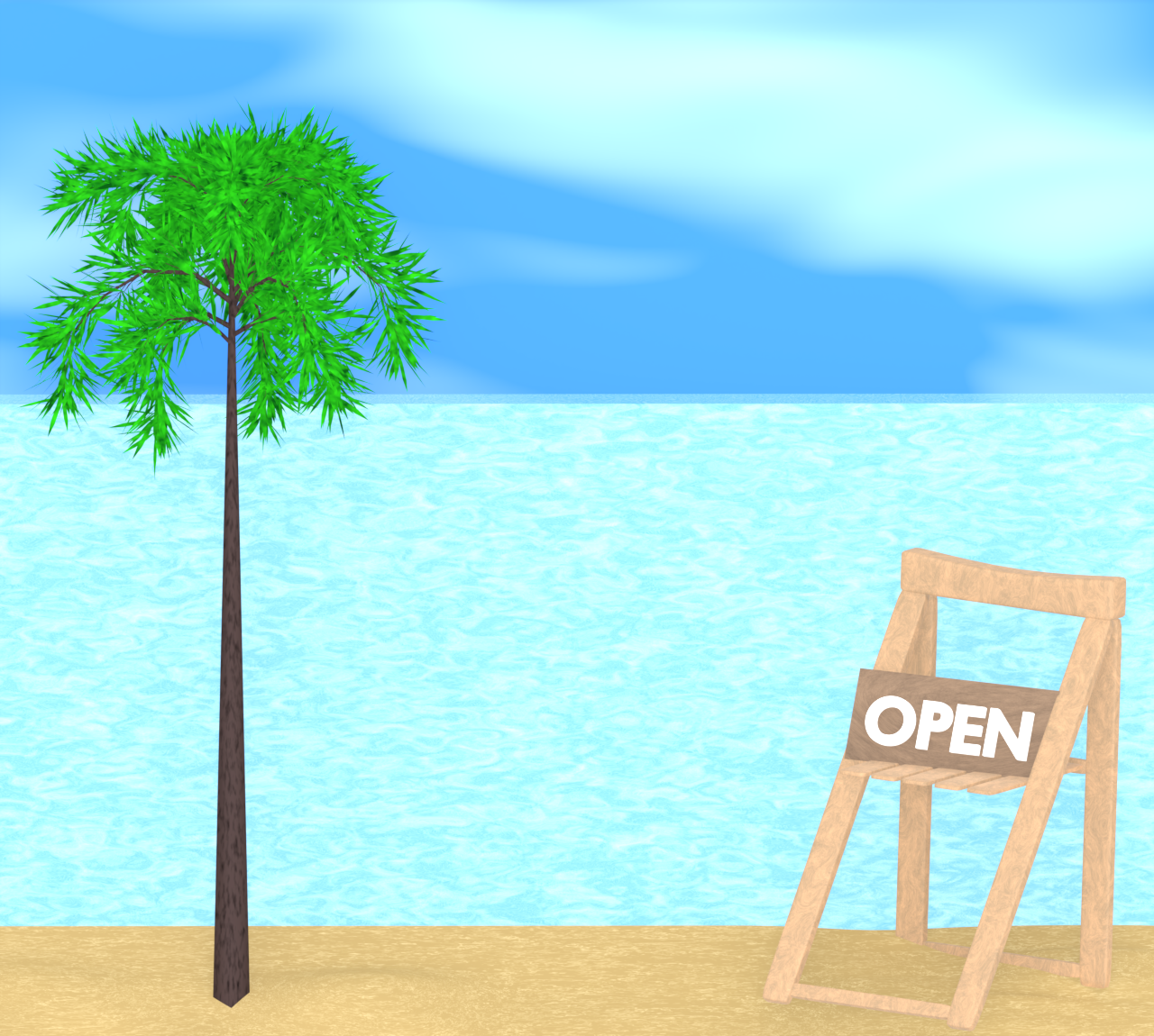 海開きのイラスト