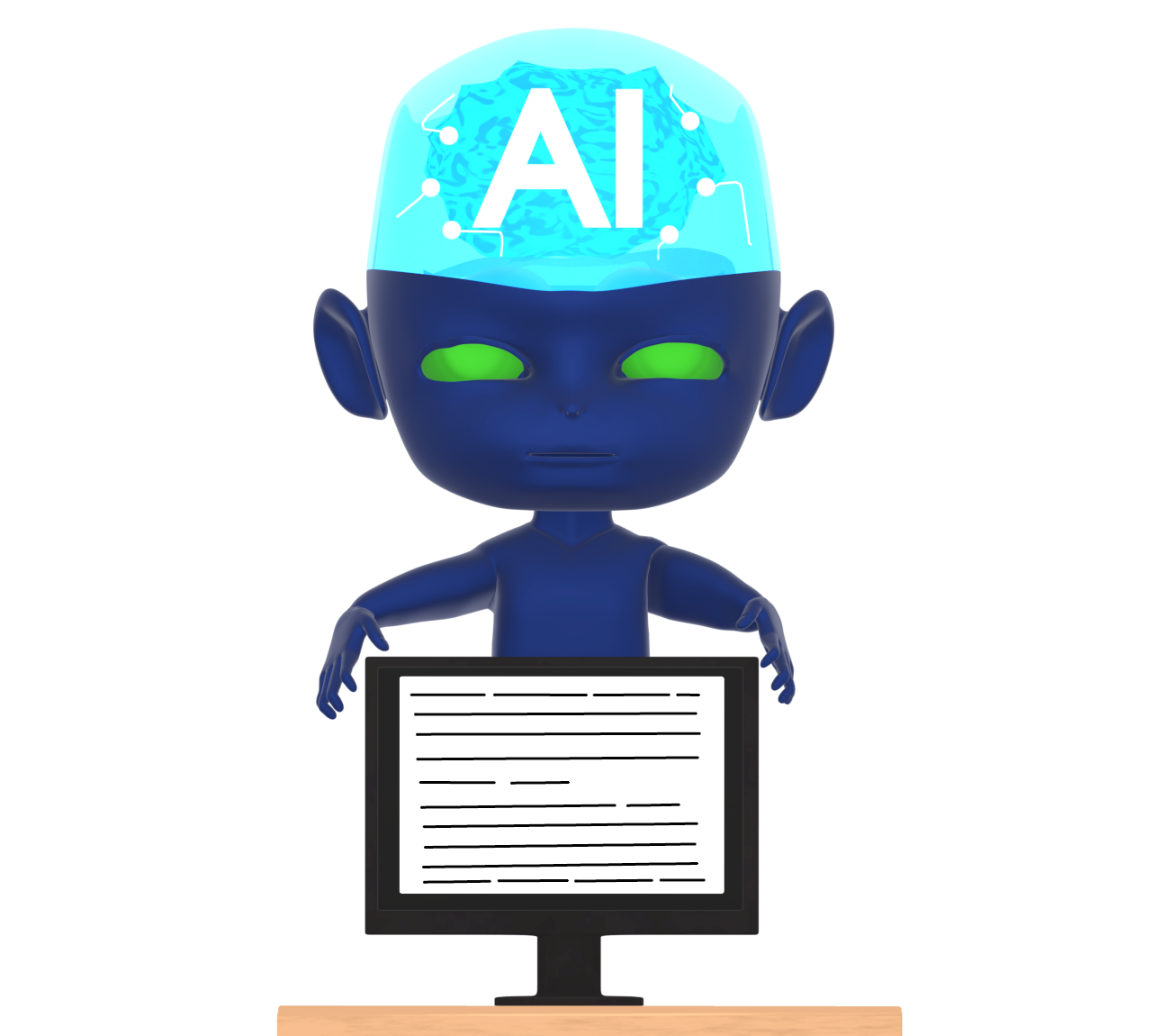 文章生成AIのイラスト