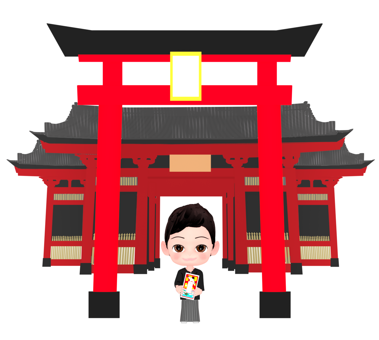 七五三のイラスト（男の子）