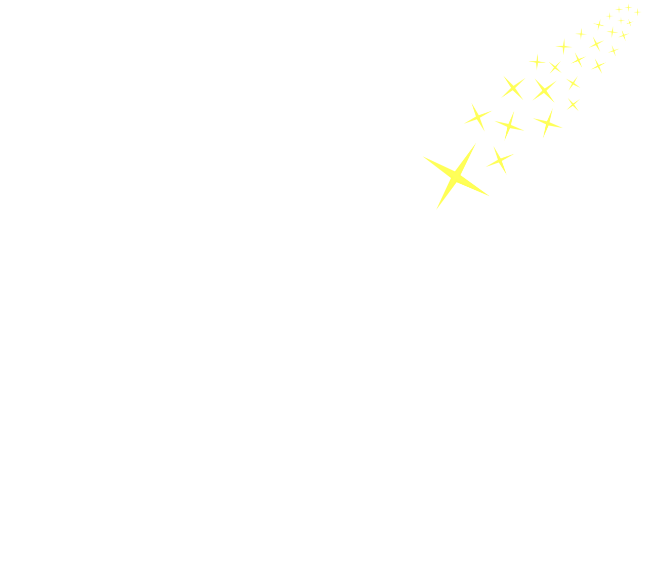 キラキラと輝く星の背景イラスト