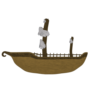難破船のイラスト