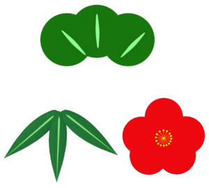 松竹梅のイラスト