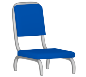 足が短い椅子のイラスト