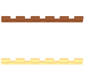 横から見るすのこのイラスト