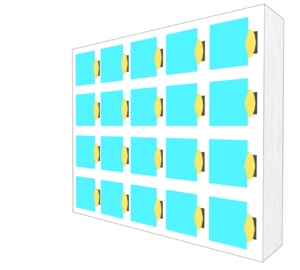 シンプルなロッカーのイラスト