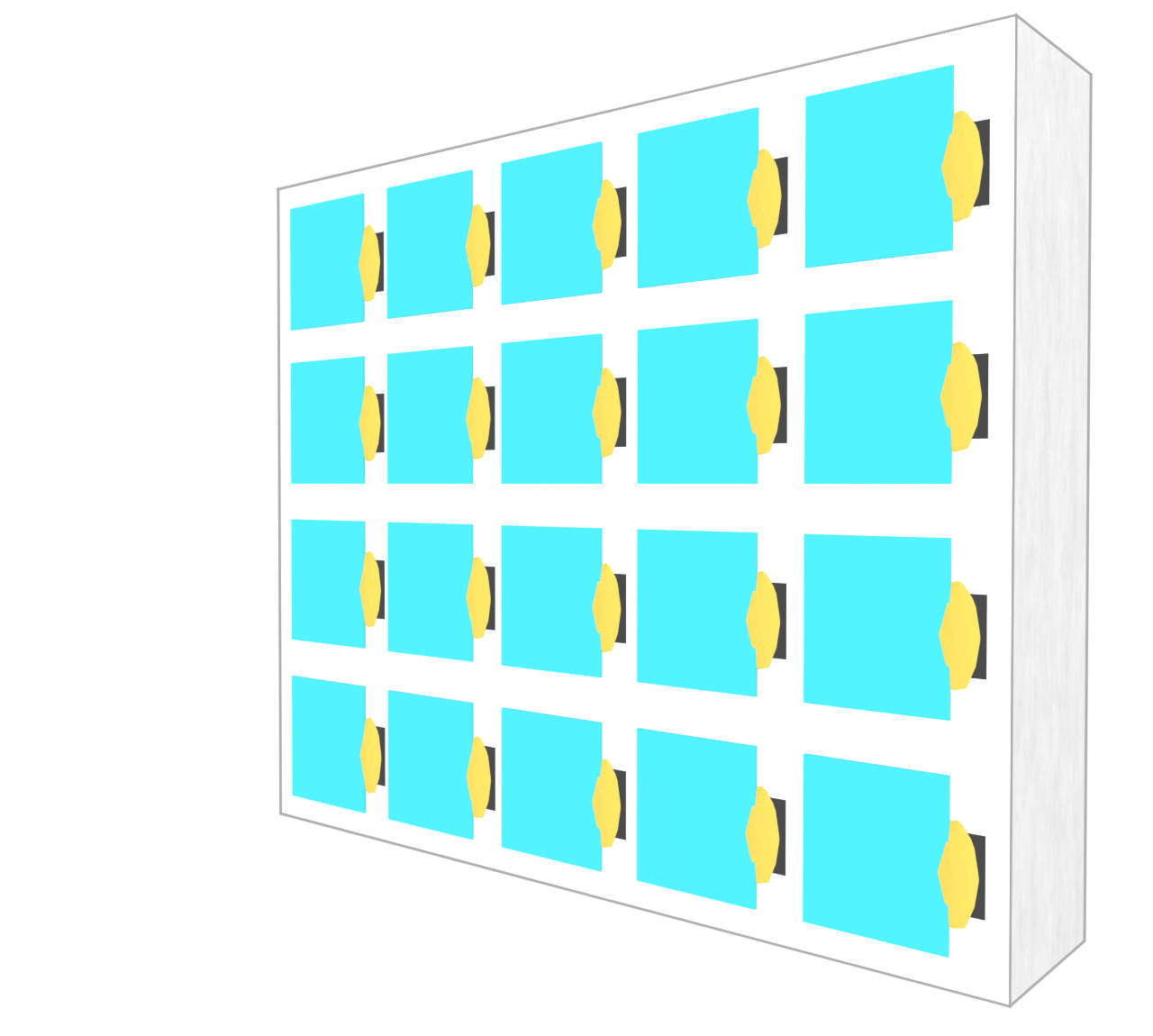 シンプルなロッカーのイラスト
