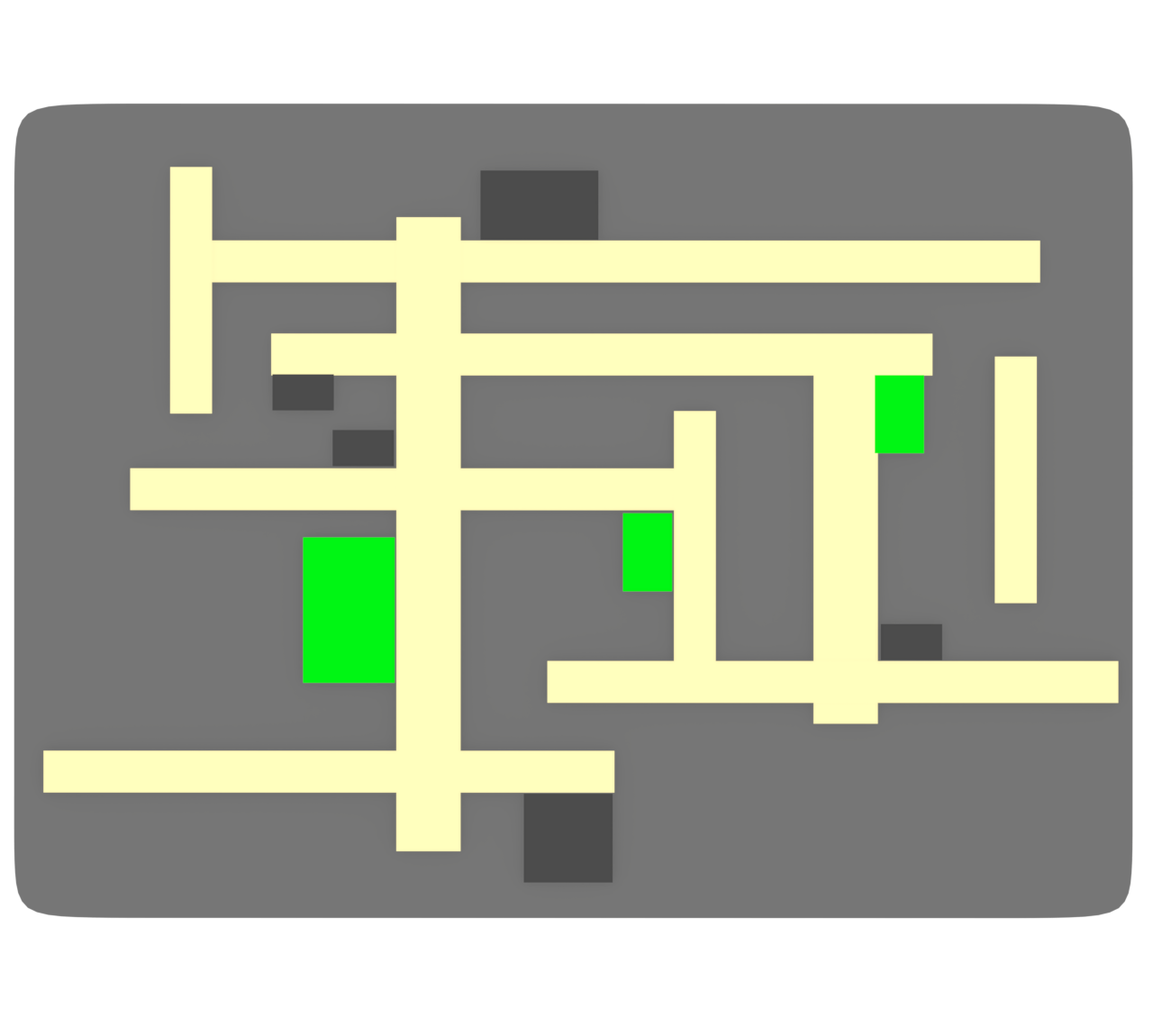 シンプルなマップ地図のイラスト