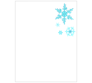 シンプルな雪の結晶の背景