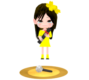 歌手・アイドルの卒業のイラスト