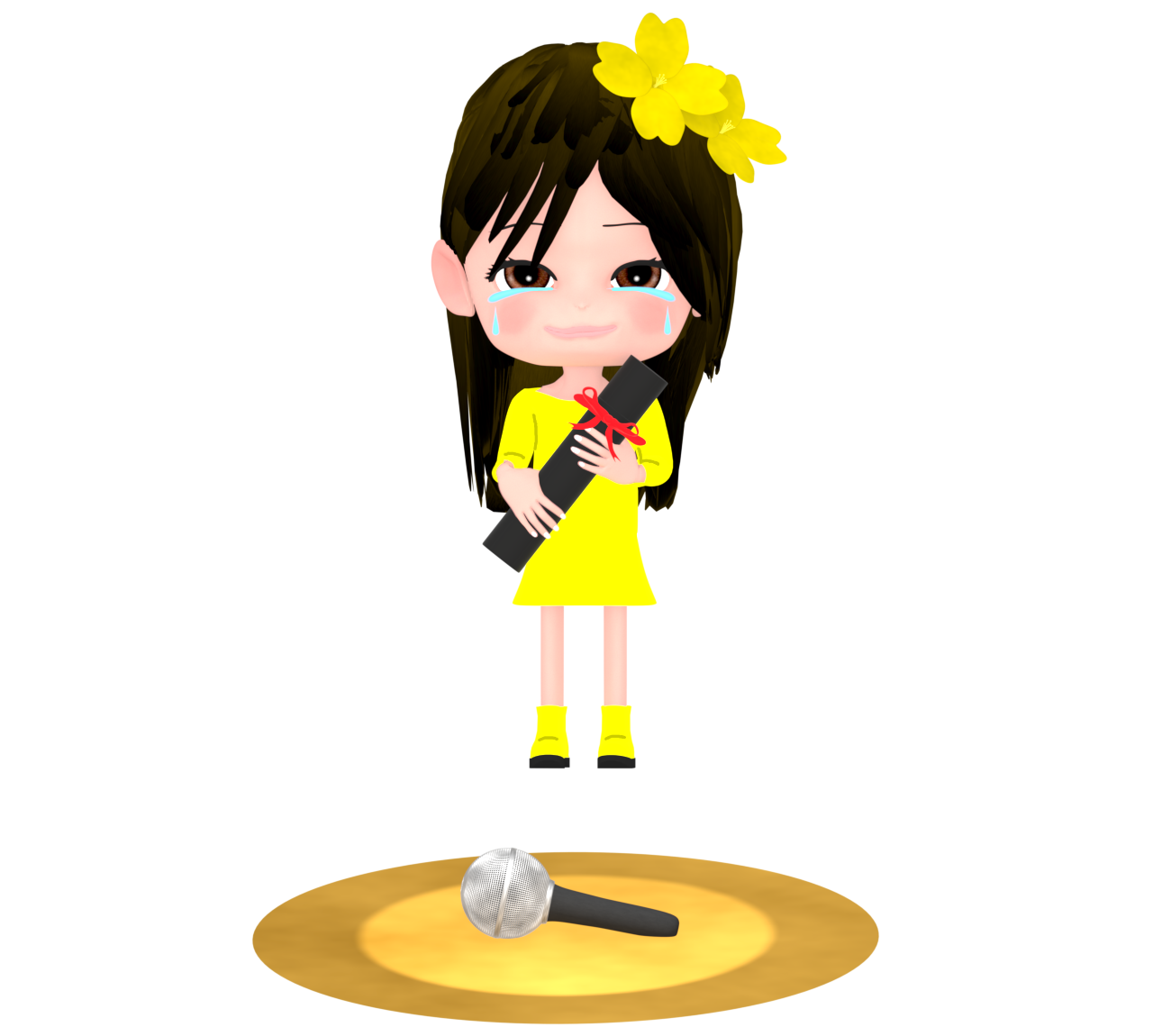 歌手・アイドルの卒業のイラスト 11 歌手・アイドルの卒業のイラスト