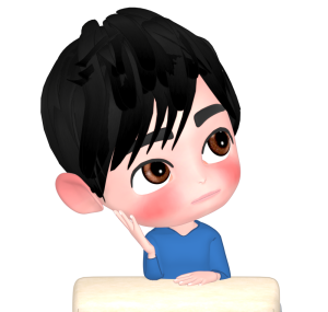 座ってボーとしてる男性のイラスト