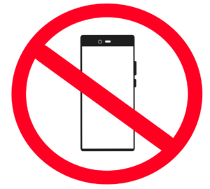 スマホ禁止のマーク