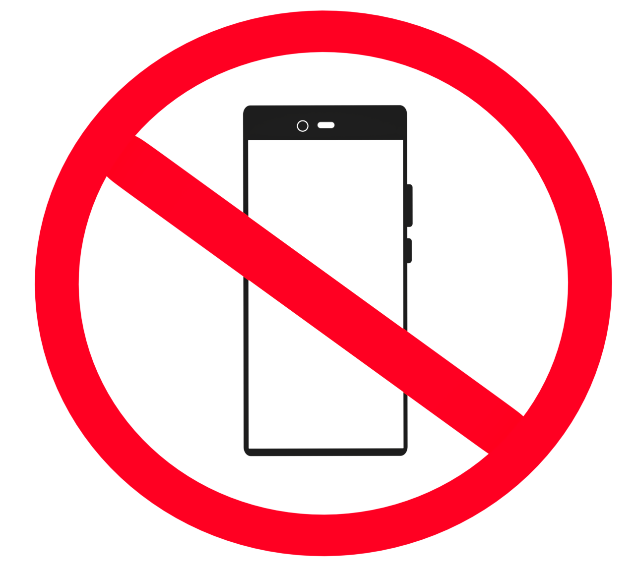 スマホ禁止のマーク