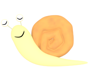 カタツムリのイラスト