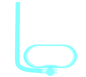 シュノーケルのイラスト