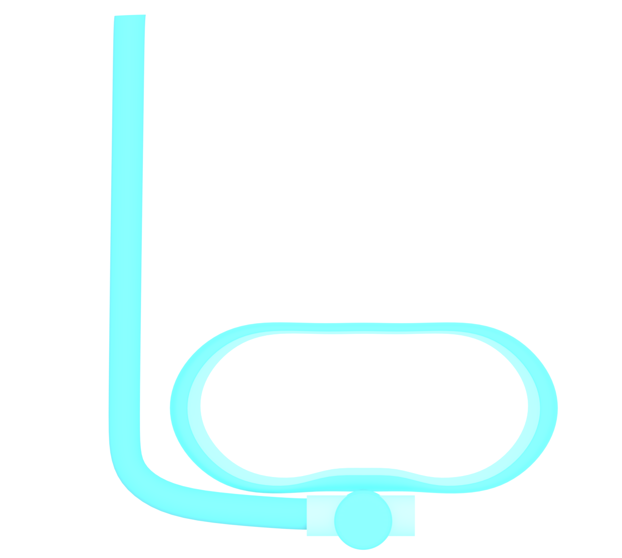 シュノーケルのイラスト