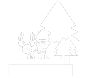 雪まつりのイラスト