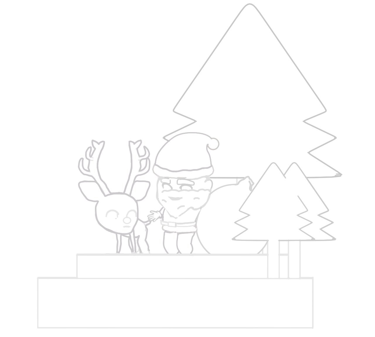 雪まつりのイラスト