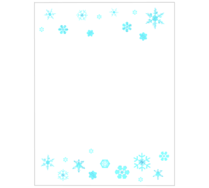 雪の結晶の可愛い背景