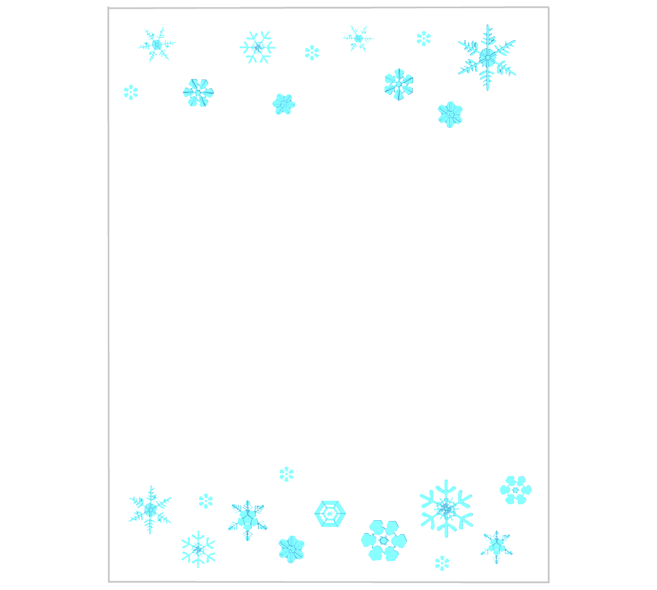 雪の結晶の可愛い背景