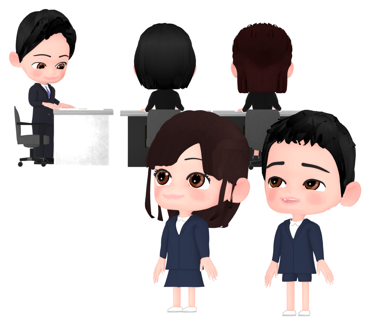 社会科見学のイラスト