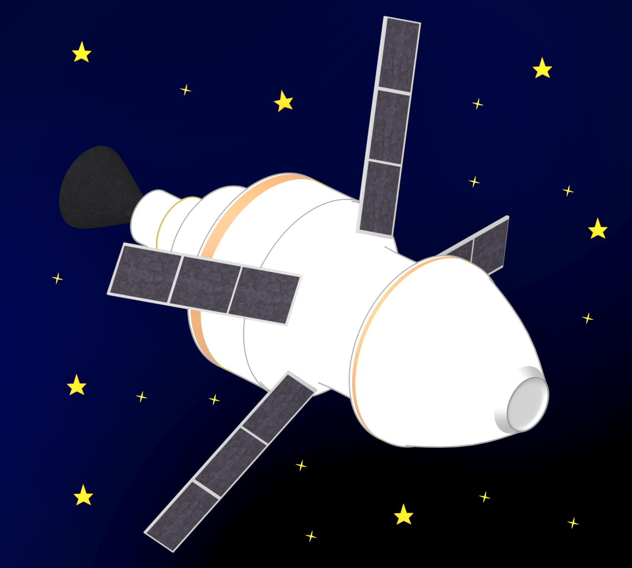 宇宙船のイラスト