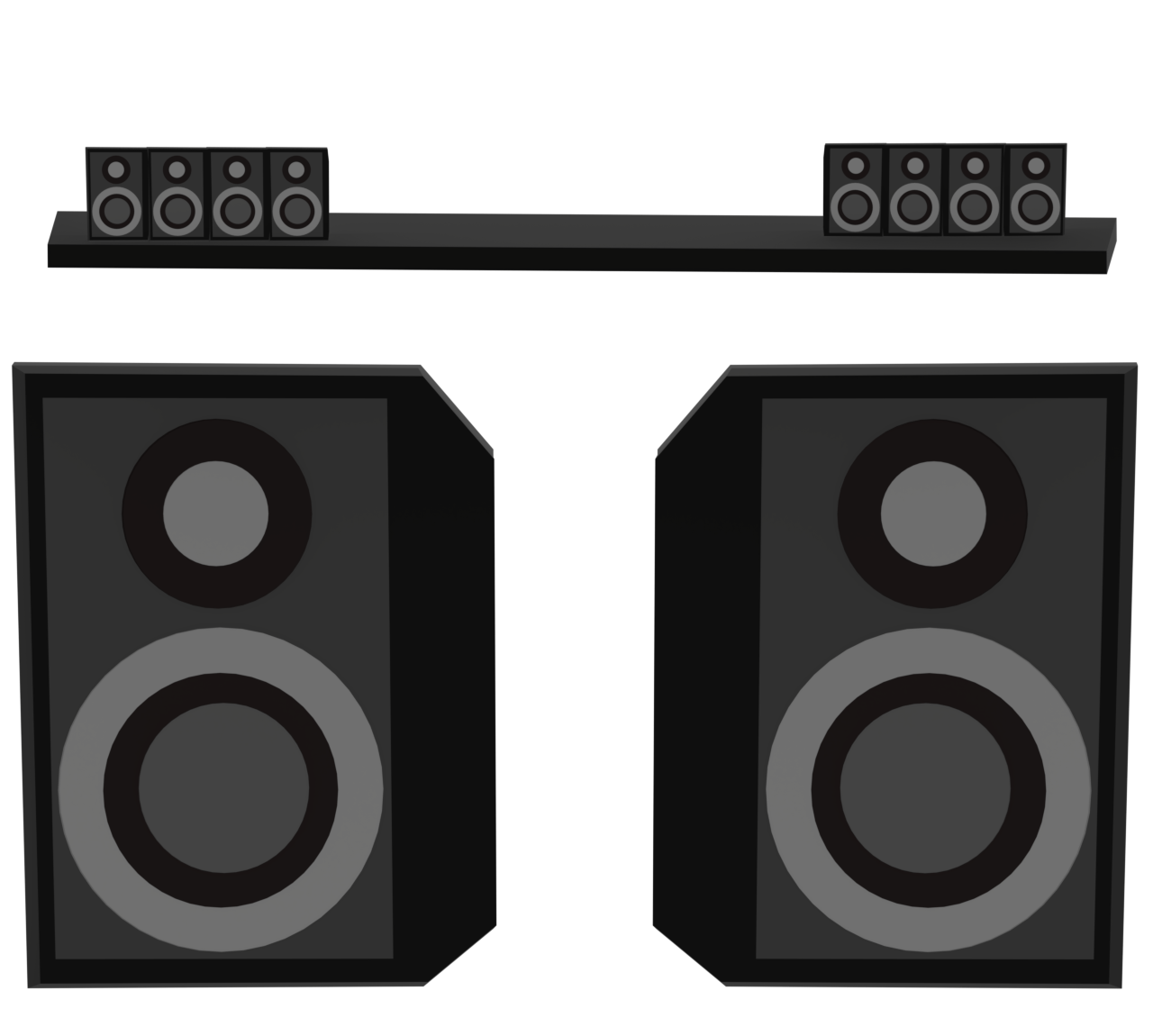 スピーカーのイラスト