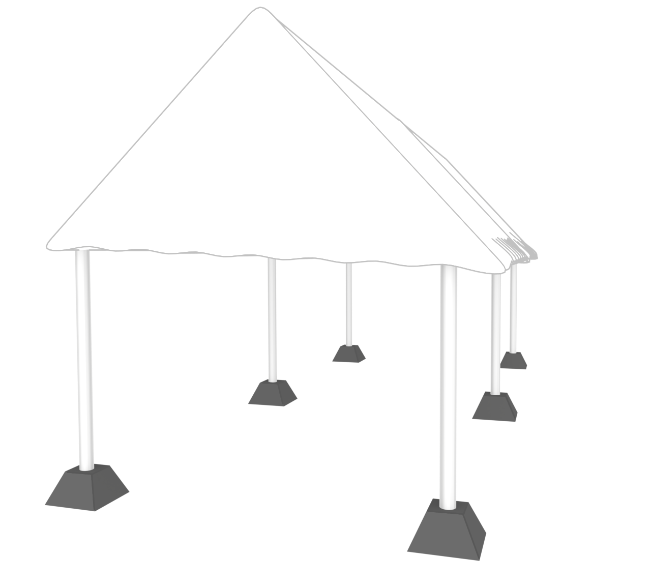 運動会テントのイラスト