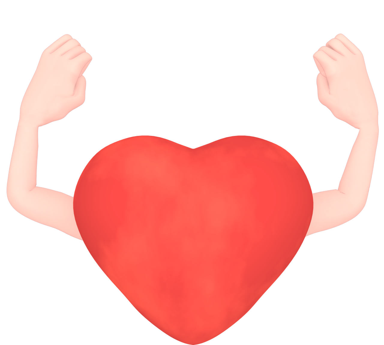 強い心臓のイラスト