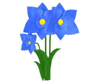 おしゃれな水仙のイラスト