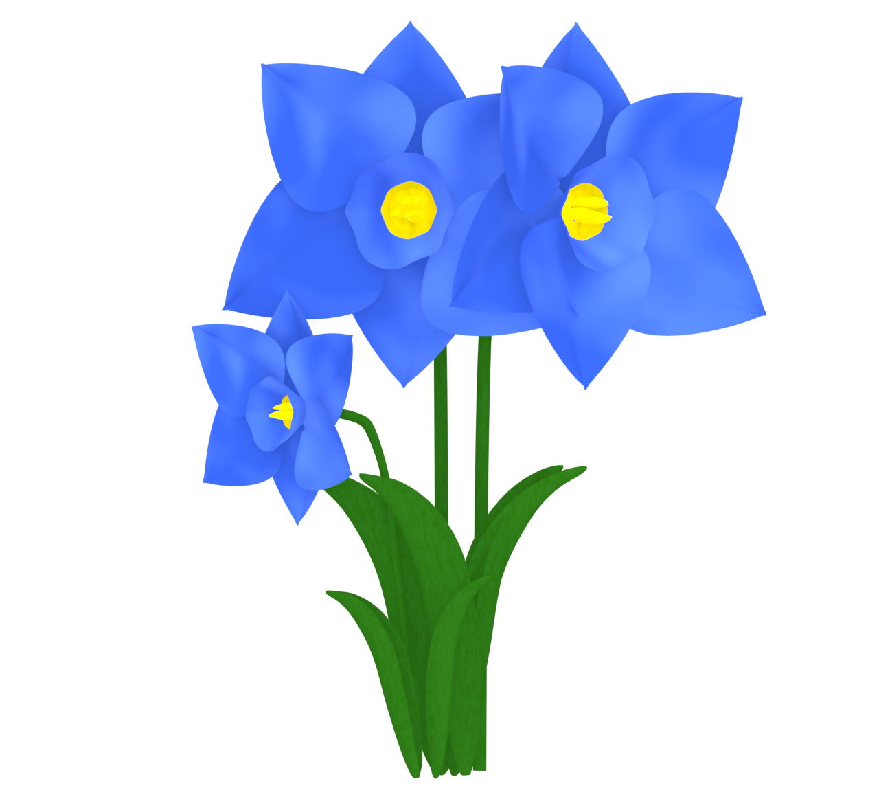 おしゃれな水仙のイラスト