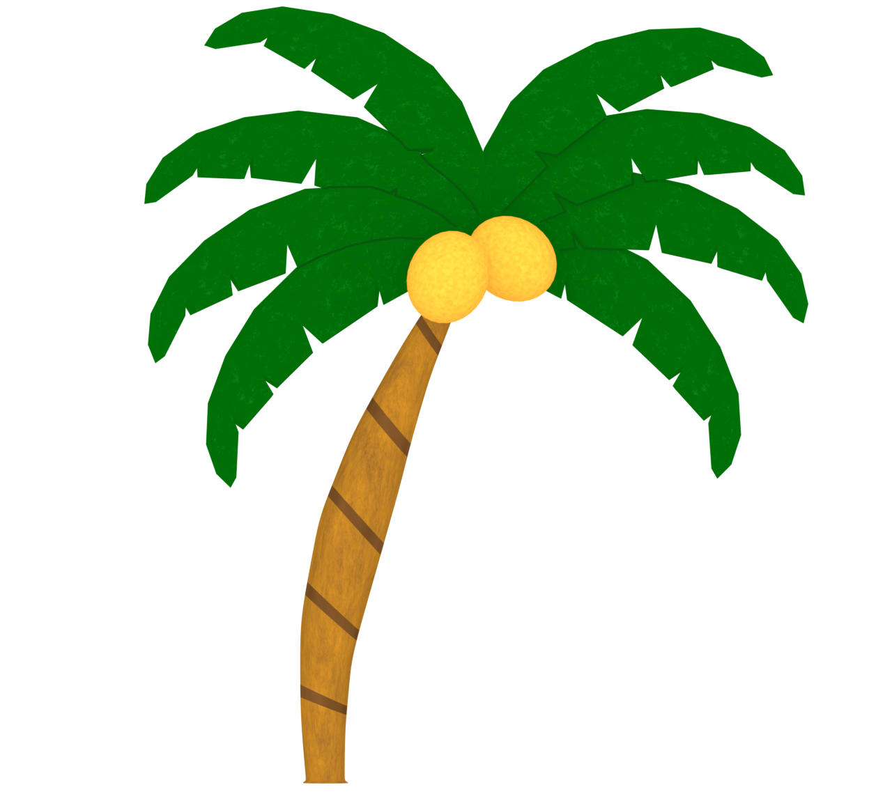 おしゃれなヤシの木のイラスト