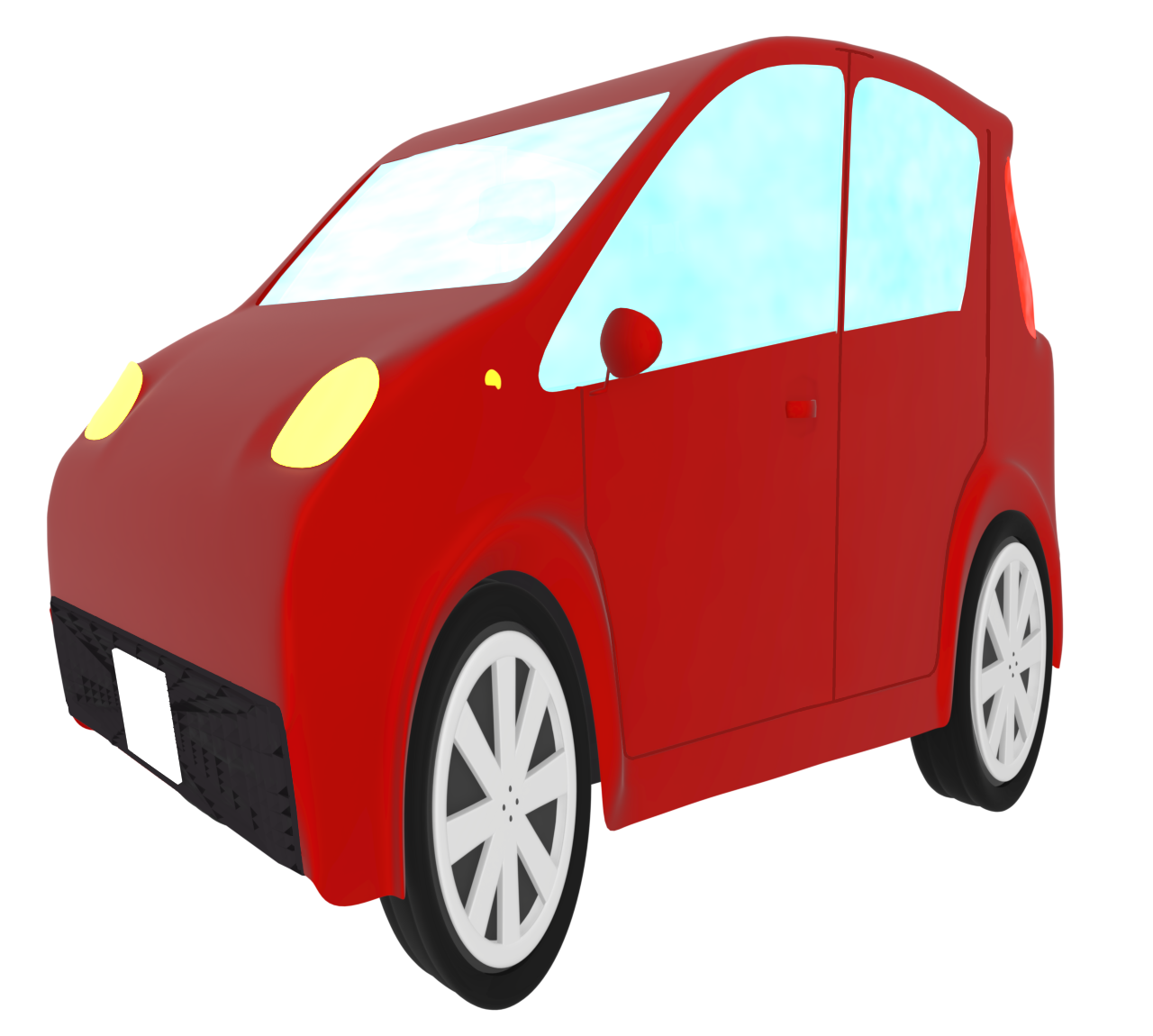 stylish red car img