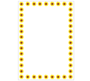 ひまわりのフレーム