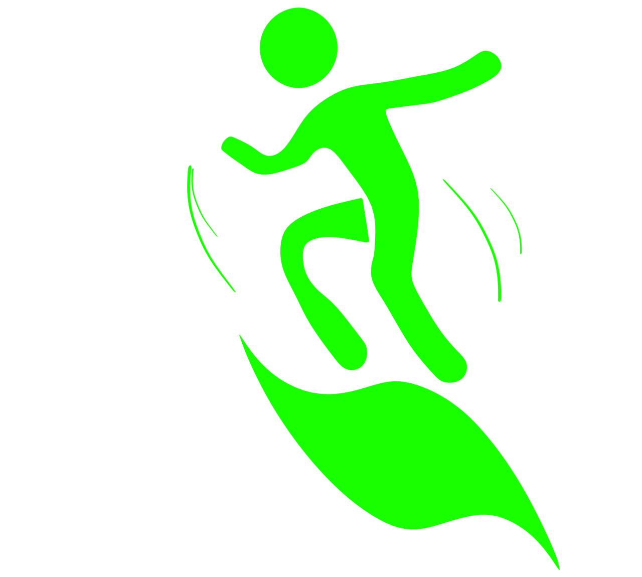 サーフィンのマーク