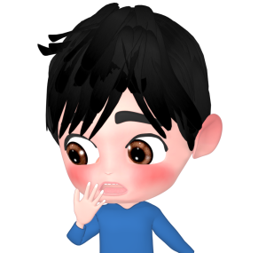 びっくりするほど驚く男性のイラスト
