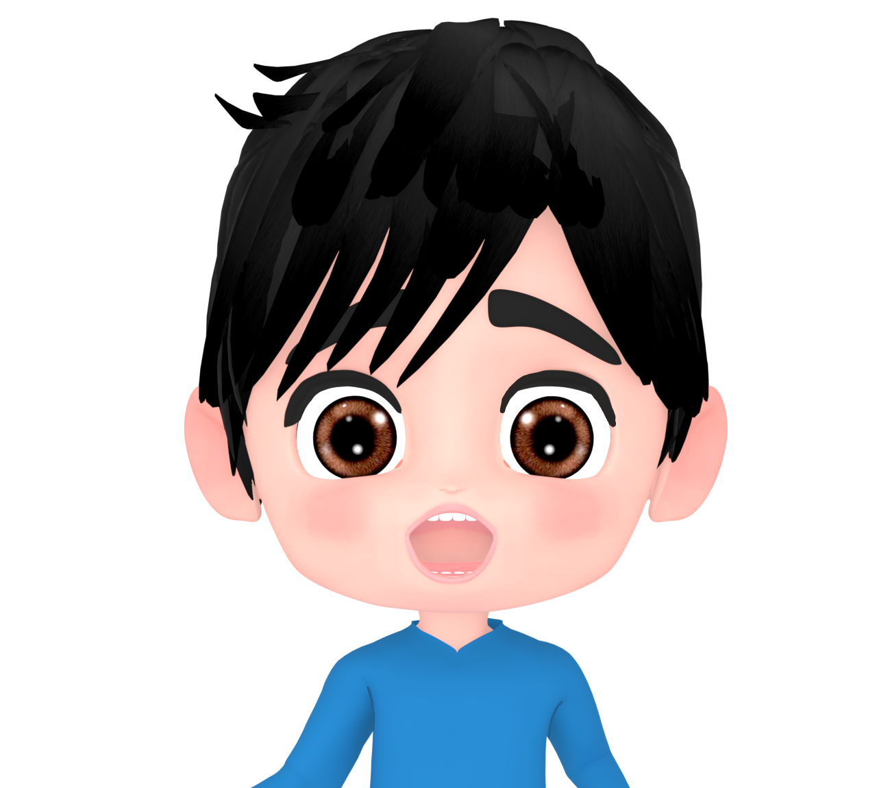 びっくりするほど驚く男性のイラスト