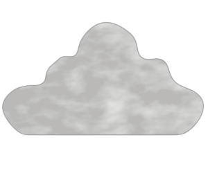 怪しい雲行きのイラスト