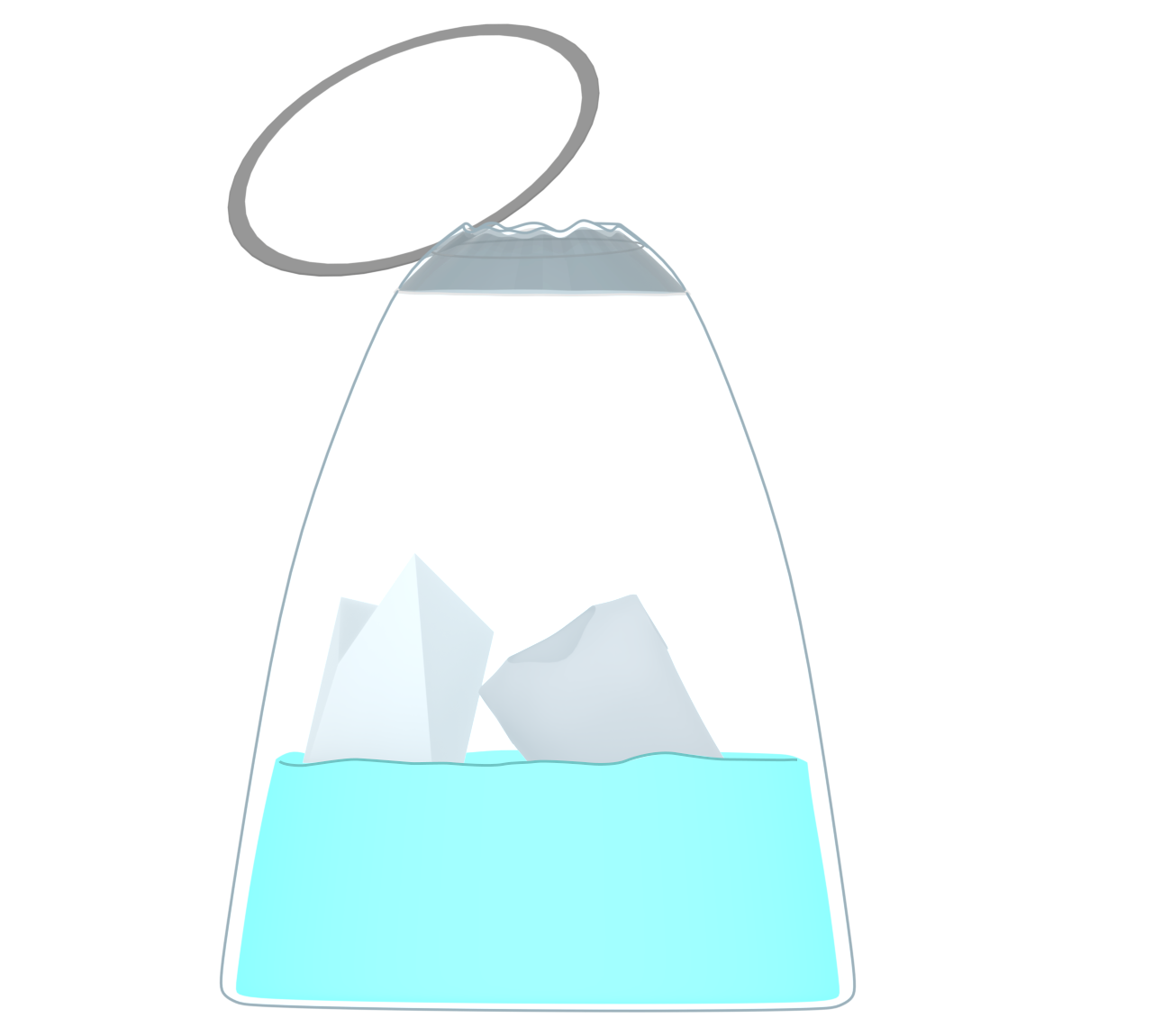 スイミングバッグのイラスト