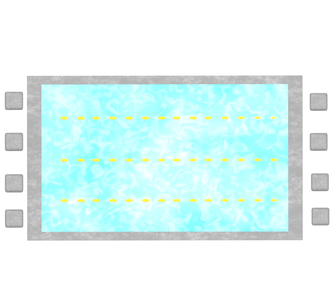 水泳プールのイラスト