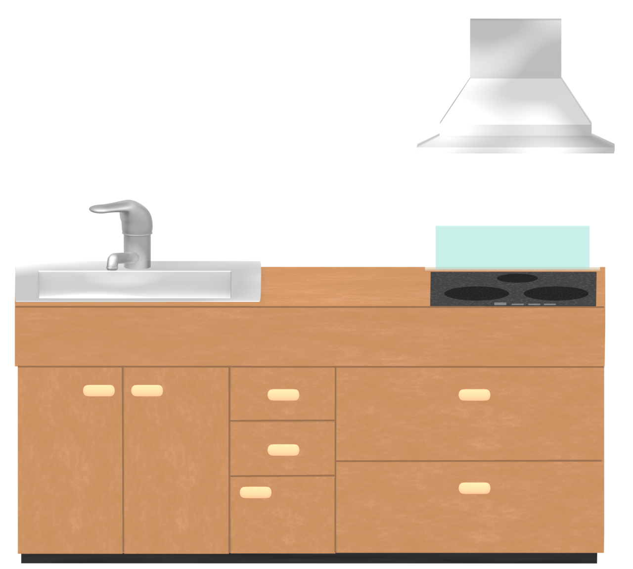 システムキッチンのイラスト 13 システムキッチンのイラスト