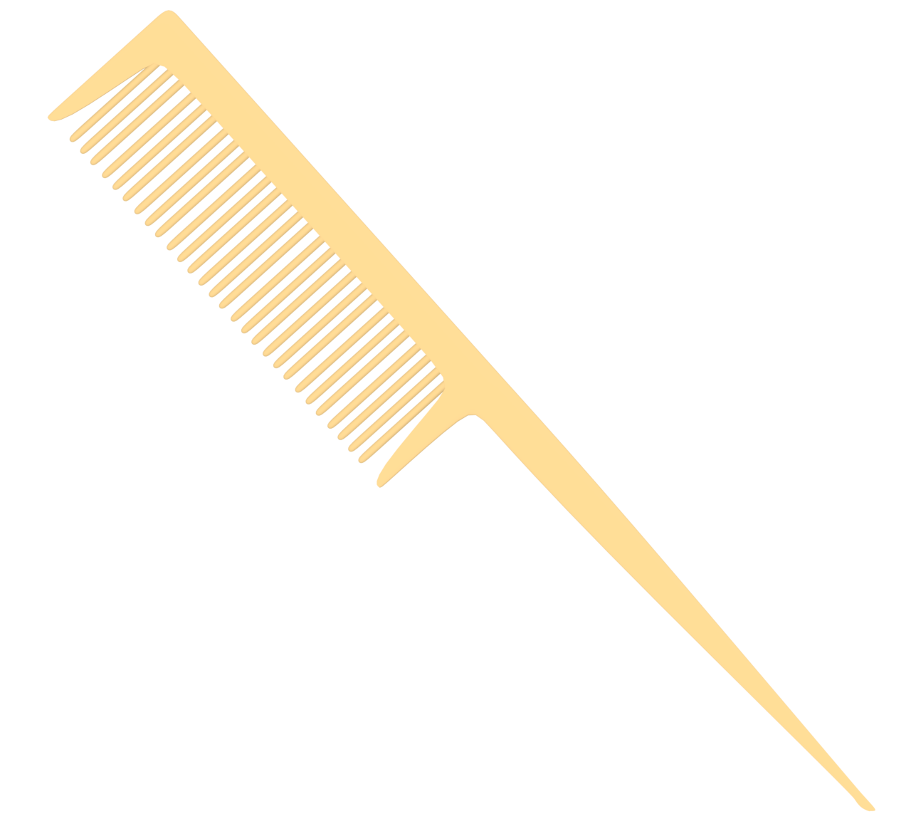 テールコームのイラスト